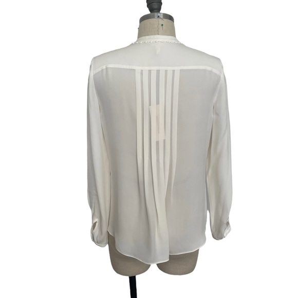 Rebecca Taylor Silk Blouse Size 0 - Picture 5 of 12
